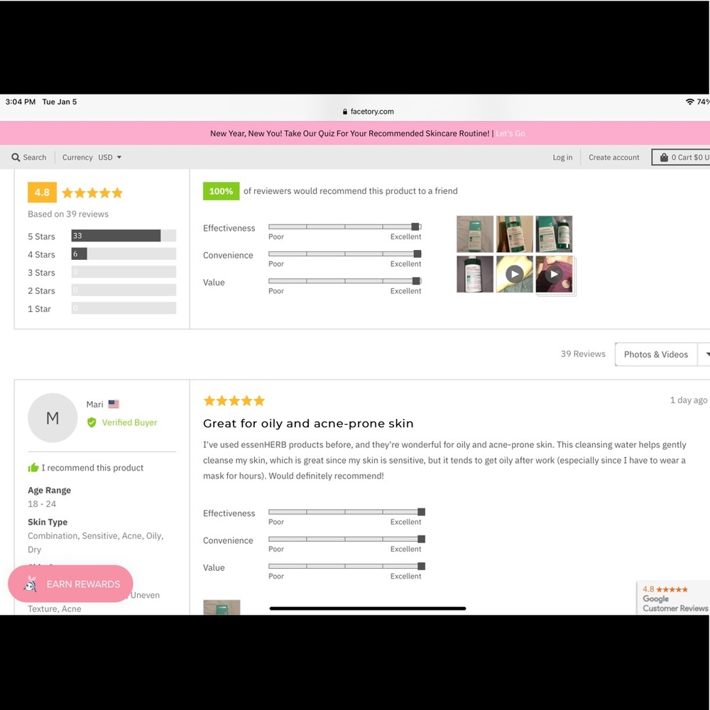 Korean Cleansing Water LAST ONE - Picture 3 of 3